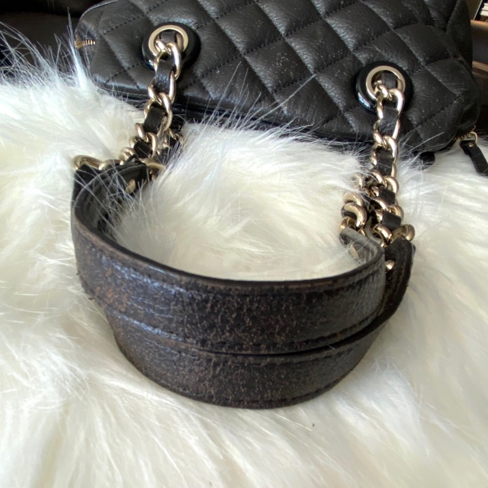 Kate Spade New York Gold Coast Elizabeth Black Leather Shoulder Bag - Picture 7 of 14